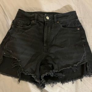 American Eagle Black Jean Shorts